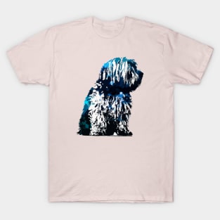 Floof Havanese Stencil Design T-Shirt